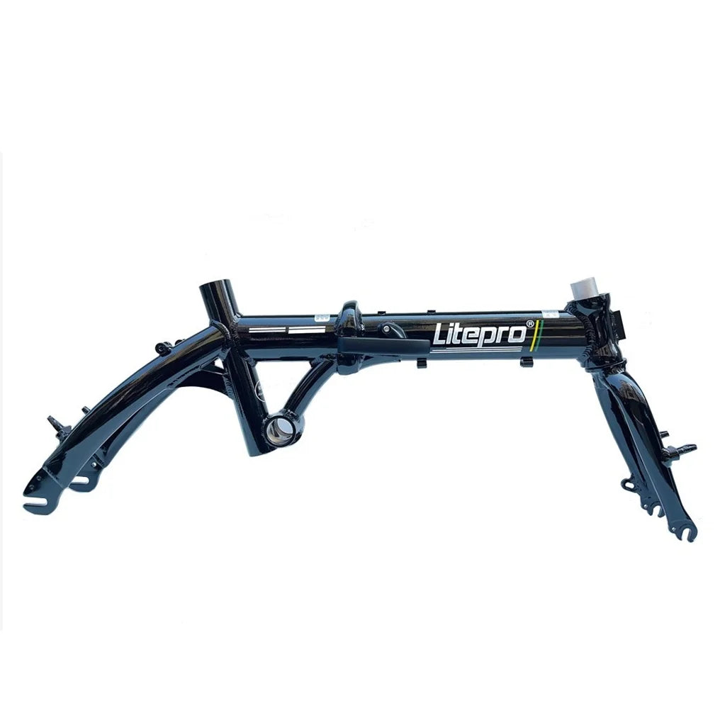 Litepro 1401 14-Inch Folding Bike Frame – V-Brake, Aluminum Alloy, Single/3/5-Speed Compatible (1780g, 14 Colors)