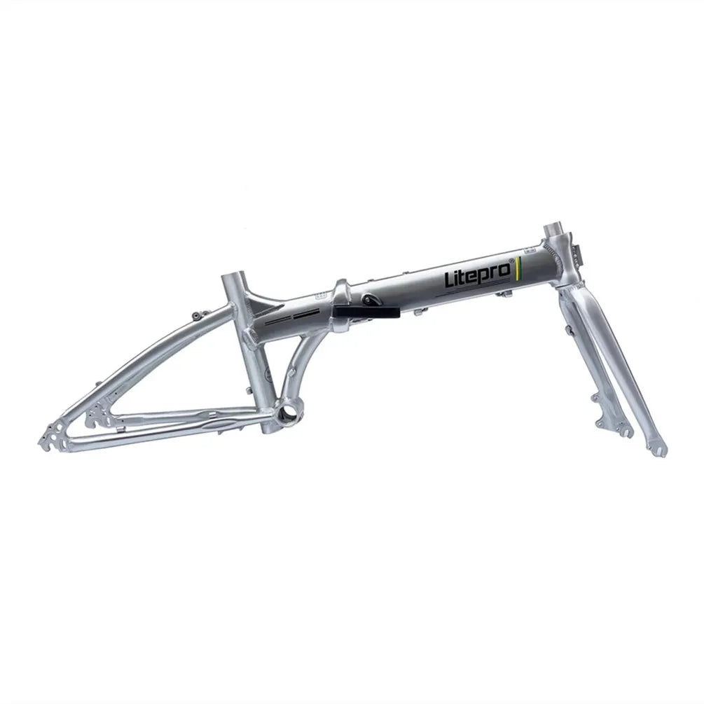 Litepro D8 20-Inch Folding Bike Frame – Disc Brake Ready, 6061 Aluminum, 10-Speed Compatible, 2135g (8 Colors)