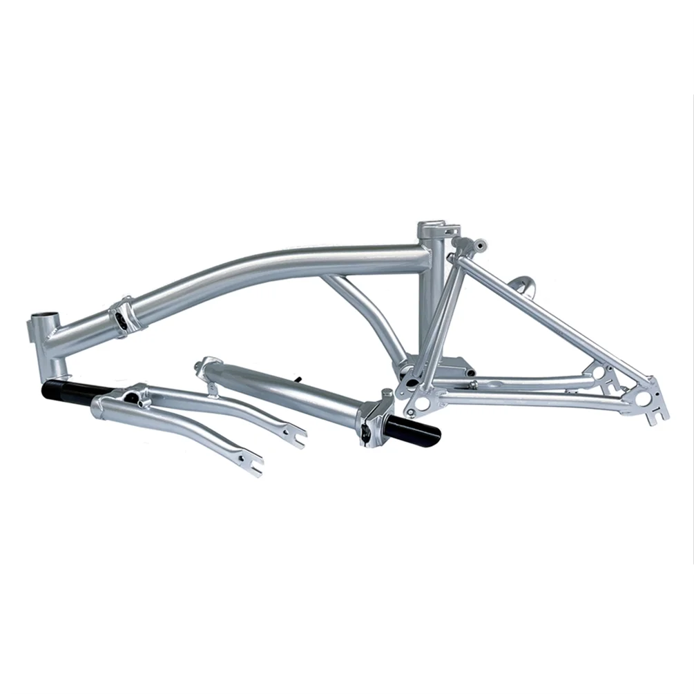 Litepro 7-Speed Tri-Fold Frame for Brompton Bikes – Cr-Mo Steel, 74×112mm, M Handlebar Compatible (4kg, 7 Colors)