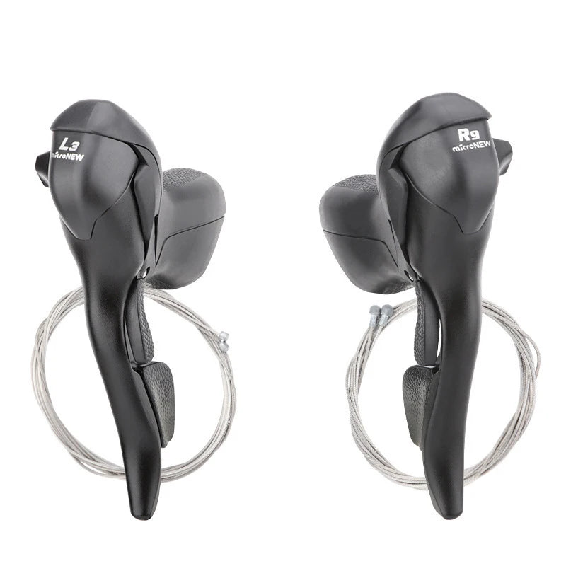Litepro microNEW Road Bike 2 3X7 8 9 10 11 Speed Shifter Conjoined DIP Derailleurs Dual Control Levers Finger Dial