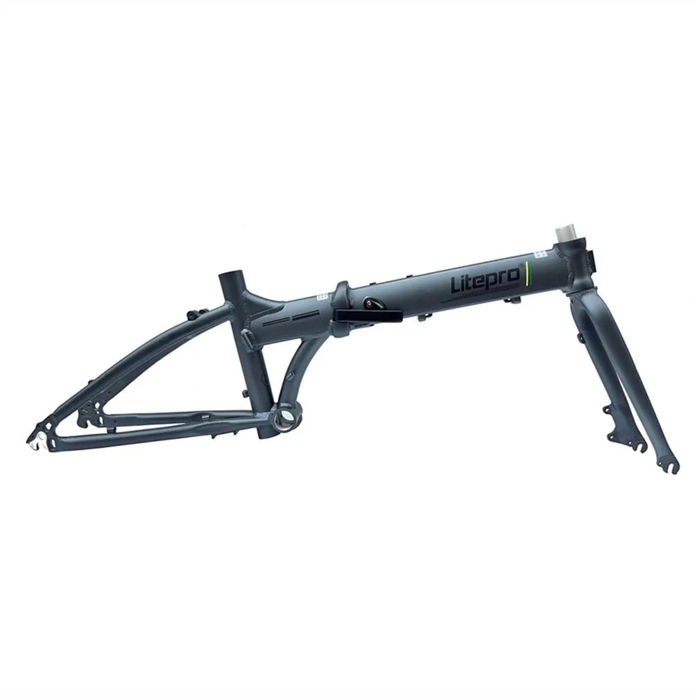 Litepro D8 20-Inch Folding Bike Frame – Disc Brake Ready, 6061 Aluminum, 10-Speed Compatible, 2135g (8 Colors)