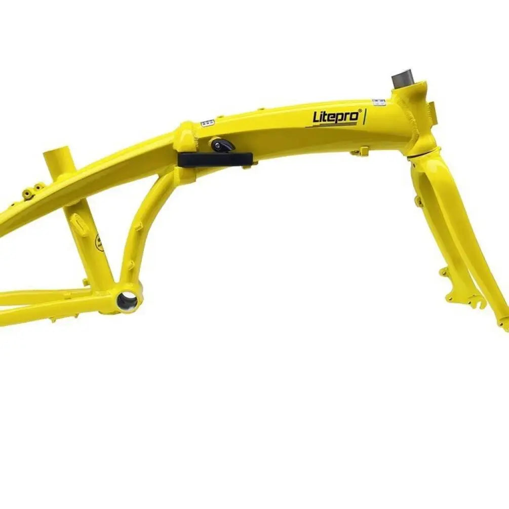 Litepro L2011D 20-Inch Folding Bike Frame – Disc Brake, 6061 Aluminum, Dolphin Design, 2851g (8 Colors)