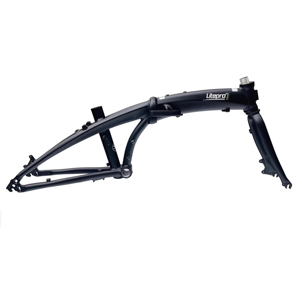 Litepro L2011D 20-Inch Folding Bike Frame – Disc Brake, 6061 Aluminum, Dolphin Design, 2851g (8 Colors)