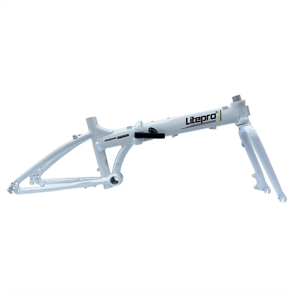 Litepro D8 20-Inch Folding Bike Frame – Disc Brake Ready, 6061 Aluminum, 10-Speed Compatible, 2135g (8 Colors)