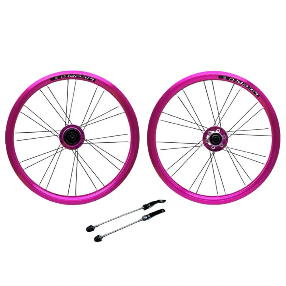 Litepro 16-Inch 349 Disc Brake Wheelset – Disc Brake, 11-Speed, 6 Bearings, 100/135mm