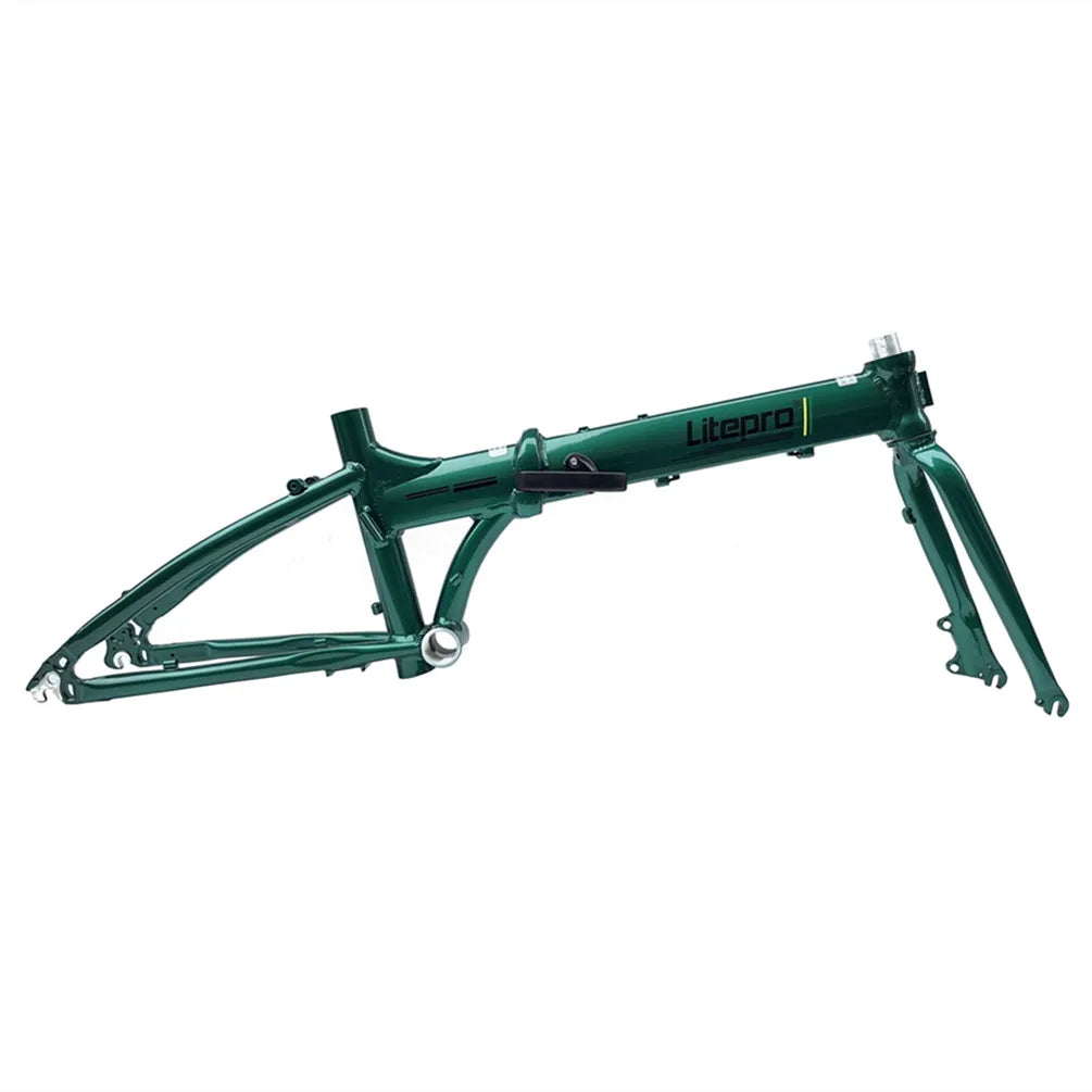 Litepro D8 20-Inch Folding Bike Frame – Disc Brake Ready, 6061 Aluminum, 10-Speed Compatible, 2135g (8 Colors)