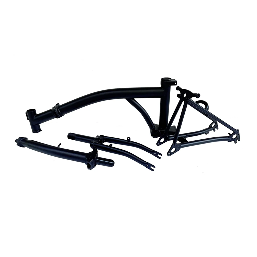 Litepro 7-Speed Tri-Fold Frame for Brompton Bikes – Cr-Mo Steel, 74×112mm, M Handlebar Compatible (4kg, 7 Colors)