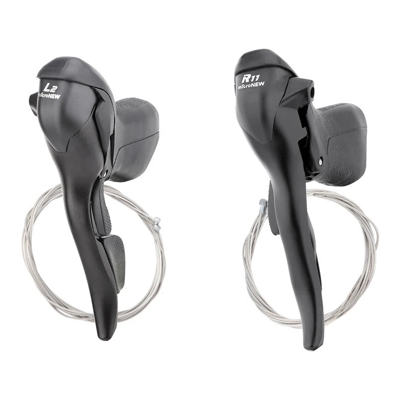 Litepro microNEW Road Bike 2 3X7 8 9 10 11 Speed Shifter Conjoined DIP Derailleurs Dual Control Levers Finger Dial