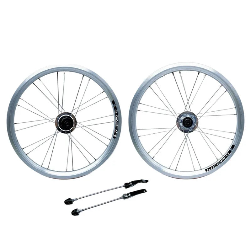 Litepro 16-Inch 349 Disc Brake Wheelset – Disc Brake, 11-Speed, 6 Bearings, 100/135mm