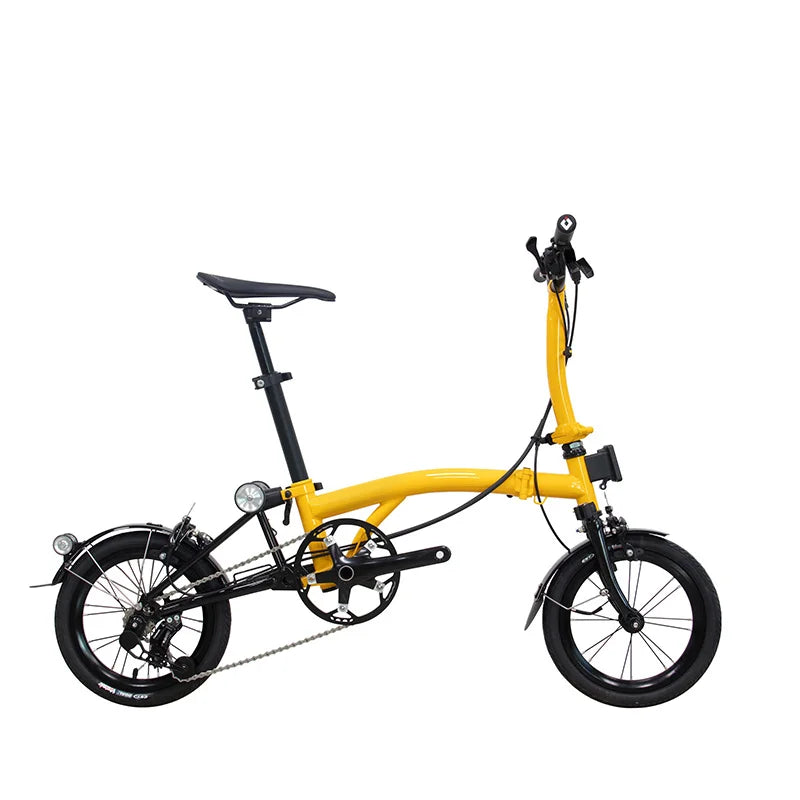 Litepro BOB3-14K 14Inch External 3Speed Tri-fold M Bar Folding Bicycle Chromium Molybdenum Steel Frame C Clip