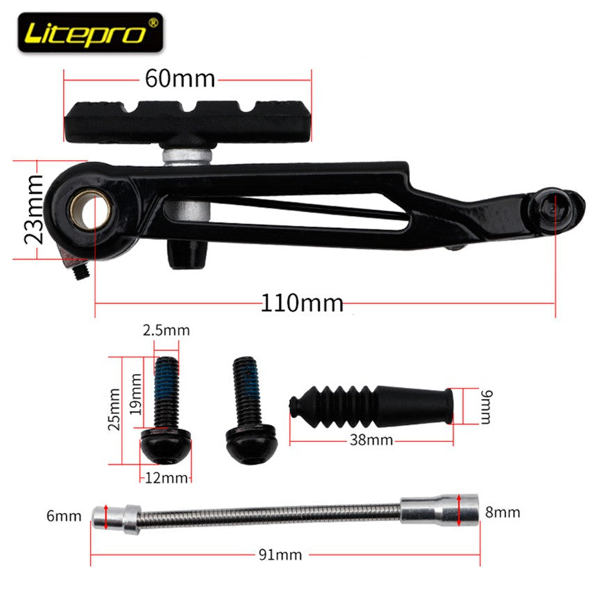 Litepro Long Arm V Brake Folding Bike 412 Modified 14 Inch Changed 16 Inch 406 Changed 451 Long Arm SP8 Brake