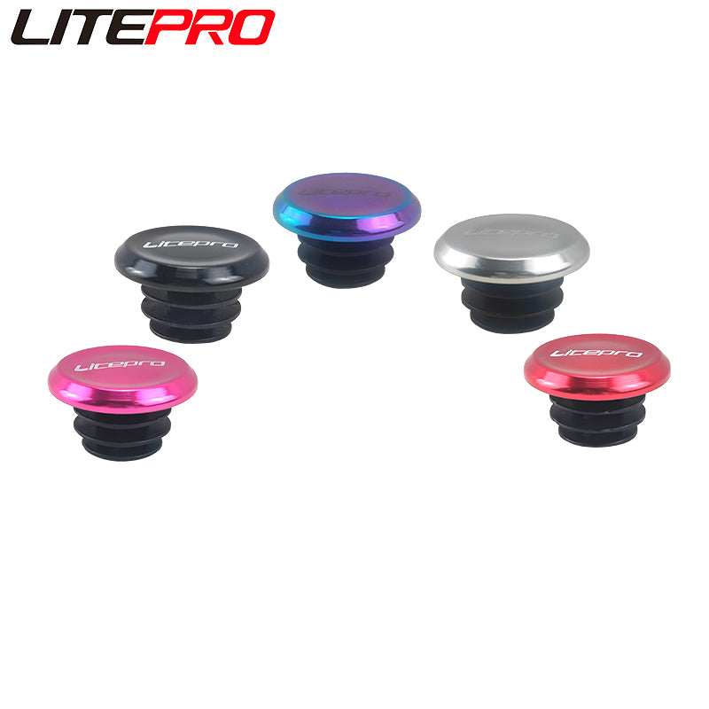 Litepro Plastic Handlebar Plugs for Mountian Bike Road Bike Folding Bike
