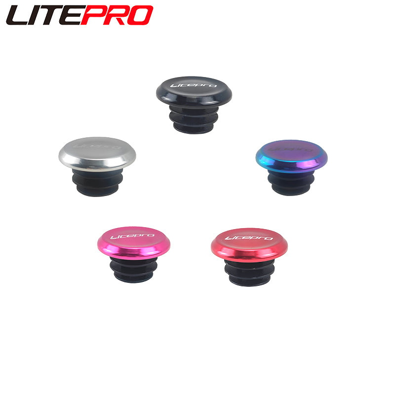 Litepro Plastic Handlebar Plugs for Mountian Bike Road Bike Folding Bike