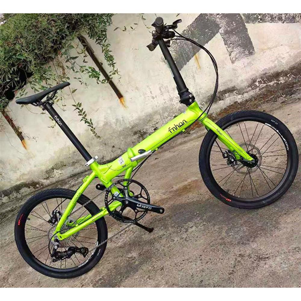 FNHON Blast disc brake KAD folding bike SHIMANO TIAGRA 4700 10-speed disc brake version Complete bike including Litepro crank Litepro AERO 4 Palin wheels