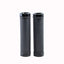 Litepro Leather Handlebar Grips – PU Leather + Aluminum Ends, 22.2mm, Brown/Black (136g/198g per Pair)