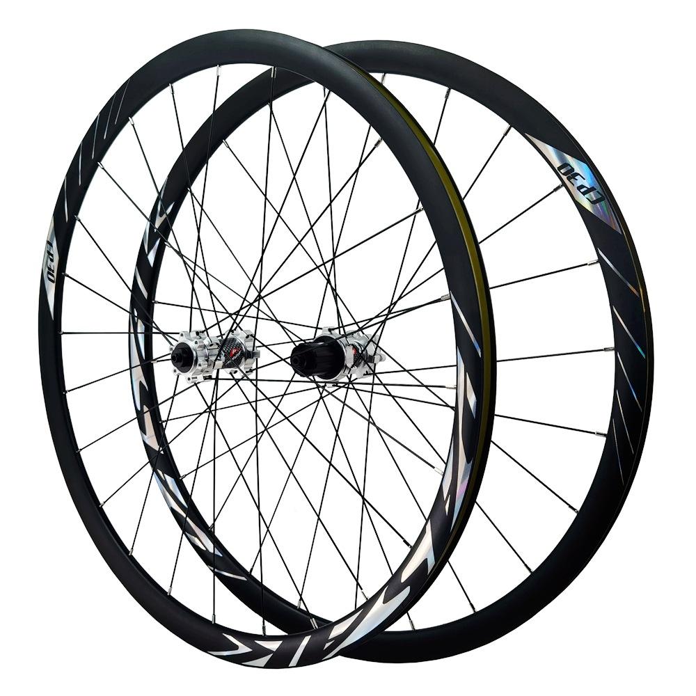 Litepro 700C 6 Claws 12 Speed 12x100 12x142mm HG Wheelset 30mm Central Lock Disc Brake QR Road Bike Wheels 24 Holes