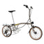 DIY Customized Litepro R9 16Inch External 9 Speed Trifold Folding Bicycle Straight M Handlebar Steel Frame