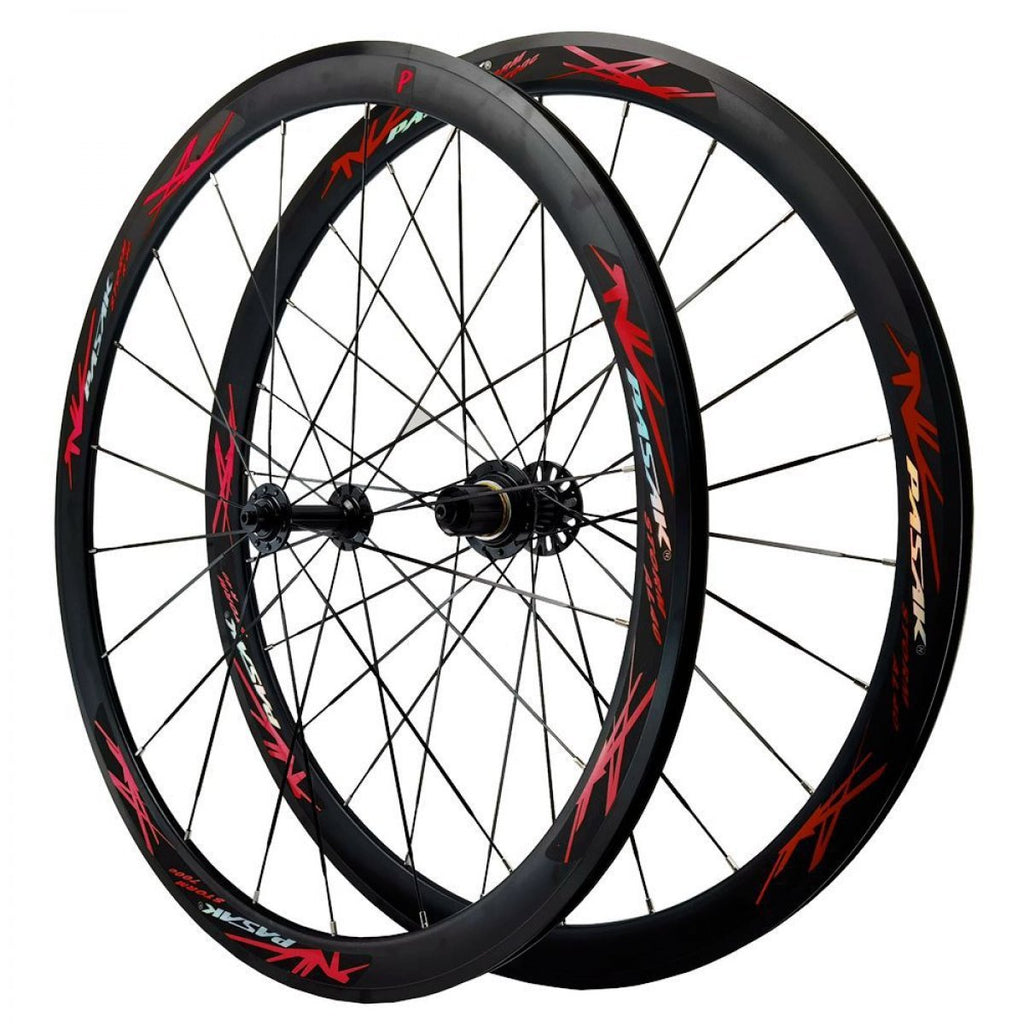 Litepro 700C 40MM C V Brake 5Claws Wheelset Road Bicycle Flat Spokes 11/12Speed HG QR Wheels Rims