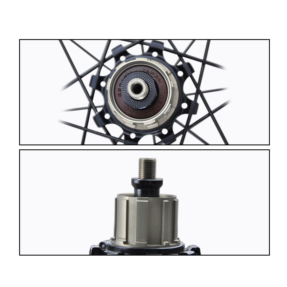 Litepro JKlapin 16Inch 349 External 7Speed 30MM 6Pawls Wheelset 74x112MM 4 Bearing Alloy Wheels Rims For Brompton Bicycle
