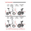 Litepro 14 16Inch Carbon Steel Frame Folding Bicycle Single Variable Speed Disc Portable Bike