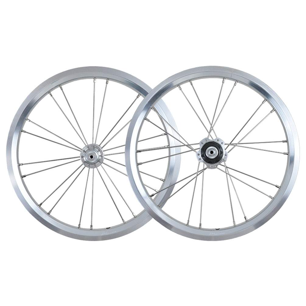 JKLapin 14 Inch Single Speed Wheels Folding Bike 74-85mm 20mm V/Disc Brake Wheel