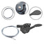 Litepro Bike External 7 Speed DIP Shifters Aluminum Alloy Trigger Shifter For Brompton Bicycle Finger Dial