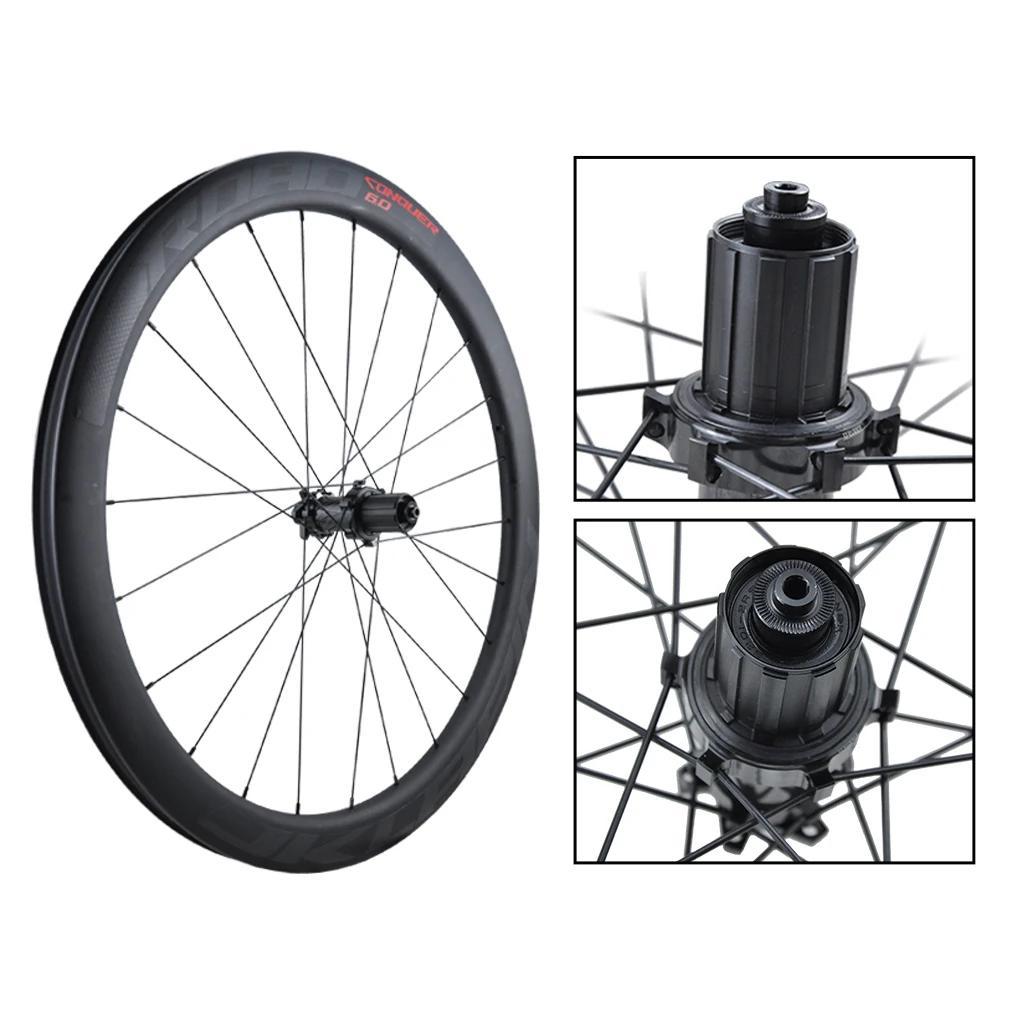 Litepro-JKLapin 700C Carbon Fibre Road Bike Wheels Disc Brake 24Holes 11S Wheels Rim 38 48 60 85MM