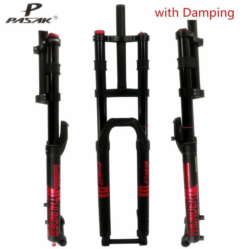 Litepro MTB Mountain Bike Fork 26/27.5/29inch Air Pressure Shoulder Suspension Damping Gas Fork Shoulder Control 15mm Thru-axis
