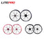 Litepro 14 16Inch Single External 3 Speed Bicycle Wheelset Disc V Brake Rims 20MM Alloy Folding Bike Wheels 74 85MM