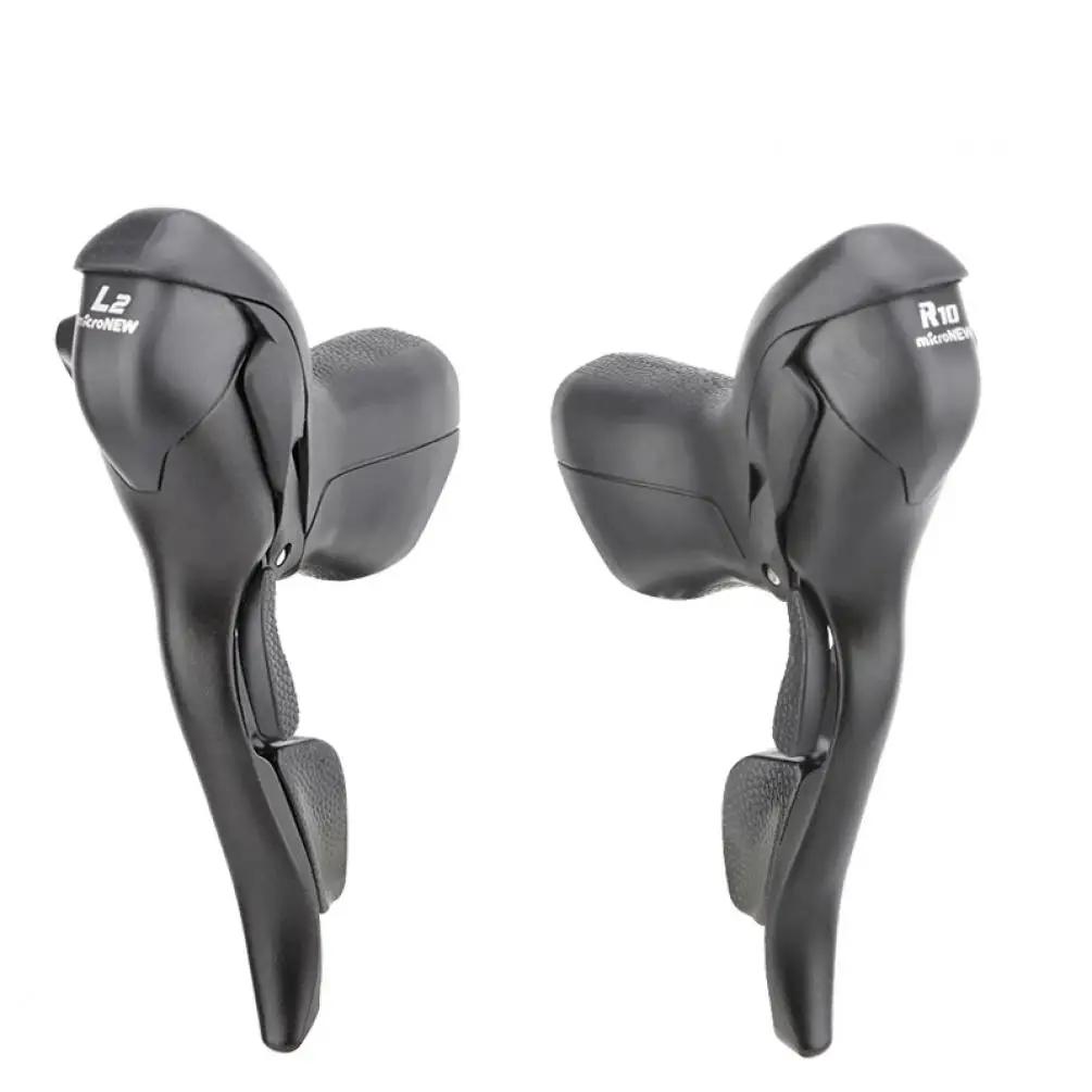 Litepro microNEW Road Bike 2 3X7 8 9 10 11 Speed Shifter Conjoined DIP Derailleurs Dual Control Levers Finger Dial