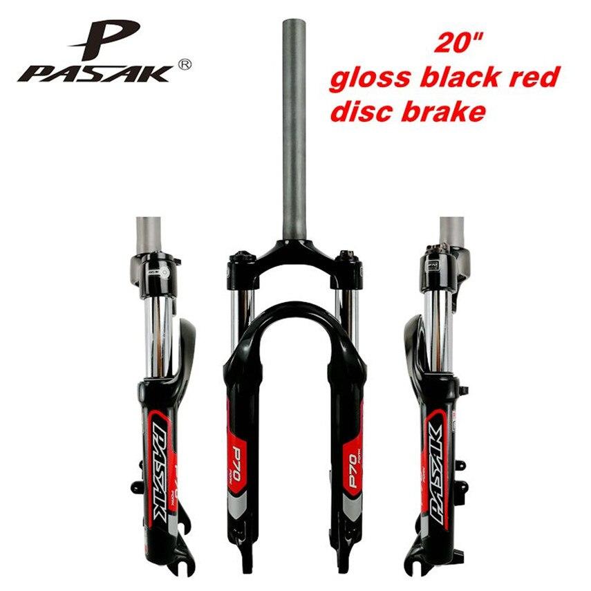 Litepro MTB Mountain Bike Folding Bicycle 20 Inch Shock Absorber Front Fork Soft And Hard Adjustable Lockable Disc Brake Fork