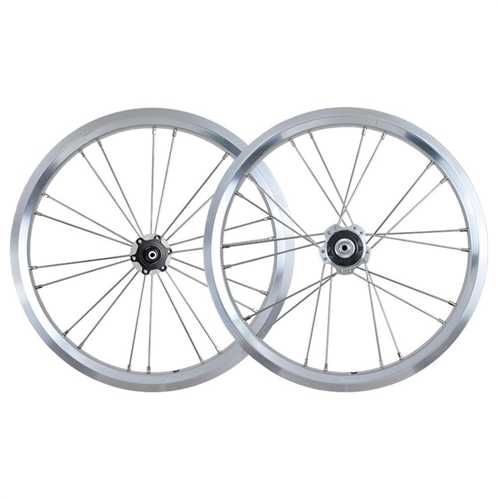 JKLapin 14 Inch Single Speed Wheels Folding Bike 74-85mm 20mm V/Disc Brake Wheel