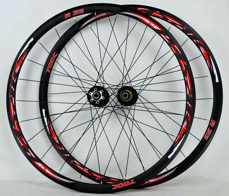 Litepro R35 700C Road Bike Wheelset 29inch Disc Brake Cross Country Bicycle Wheel Set 30MM Rim Round Spoke Ultralight 1700g
