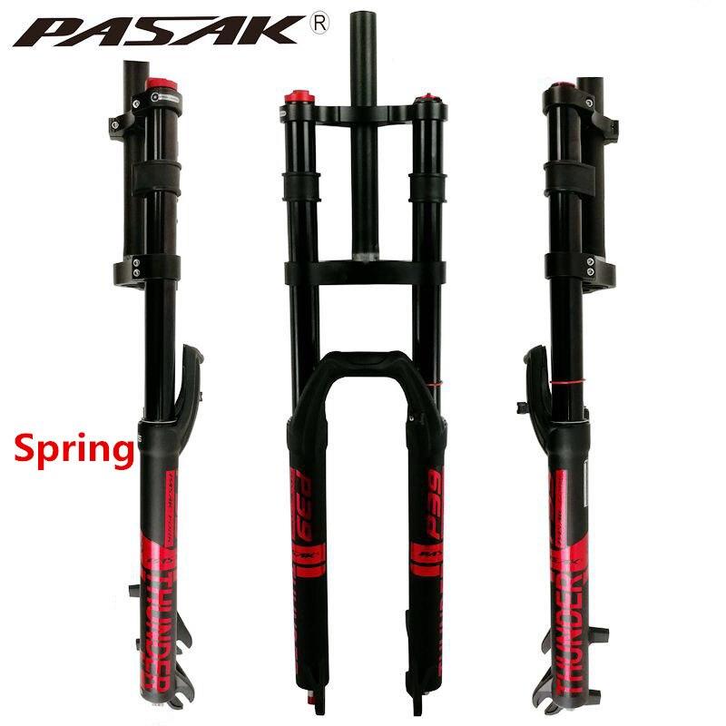 Litepro PASAK P39 MTB Suspension Fork - Air Spring, Open-Bath Damping, 27.5/29", Disc Brake Compatible