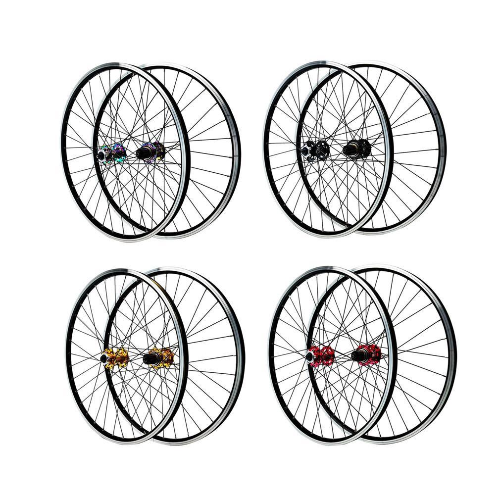 Litepro Mountain Bicycle Wheel Set 26 27.5 29 Inch Disc V Brake Front 2 Rear 4 Bearings 12 Speed Quick Release Wheels
