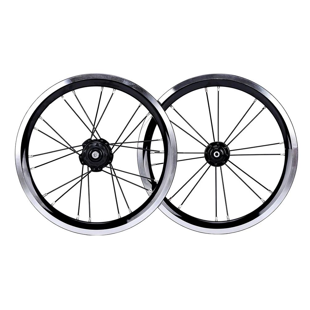 Litepro 14 16Inch Single External 3 Speed Bicycle Wheelset Disc V Brake Rims 20MM Alloy Folding Bike Wheels 74 85MM