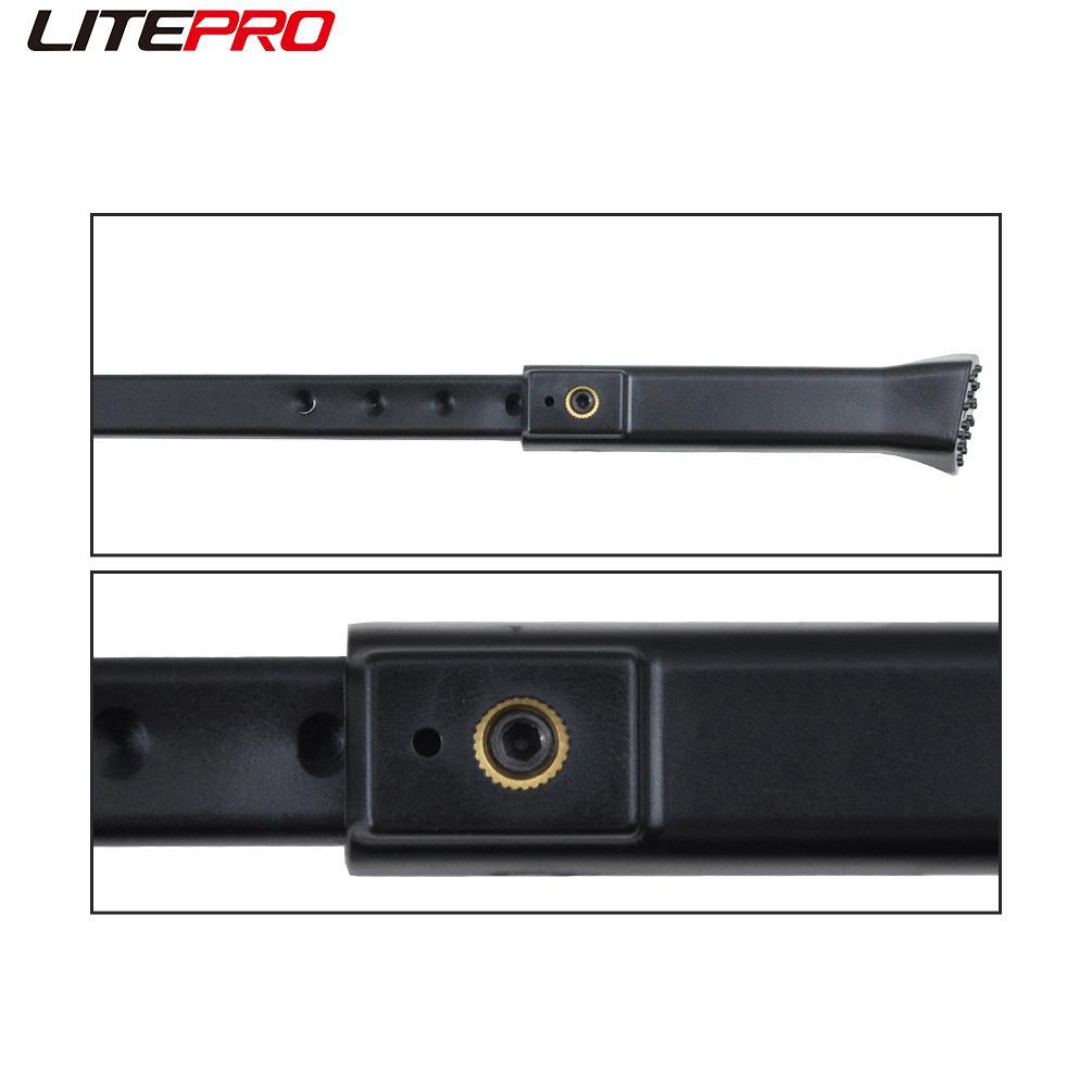 Litepro Folding Bicycle Quick Release Portable Kickstand 26 27.5 29Inch 700C Bike Aluminum Alloy Adjustable Footrest