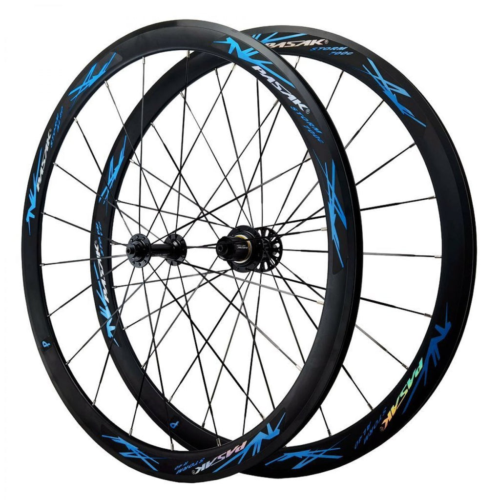 Litepro 700C 40MM C V Brake 5Claws Wheelset Road Bicycle Flat Spokes 11/12Speed HG QR Wheels Rims