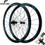 Litepro Road Bicycle 700C Wheelset 40MM V Brake Aluminum Alloy Wheels Front 20H Rear 24H 12Speed Straight Pull Rim 6 Claw 100 135