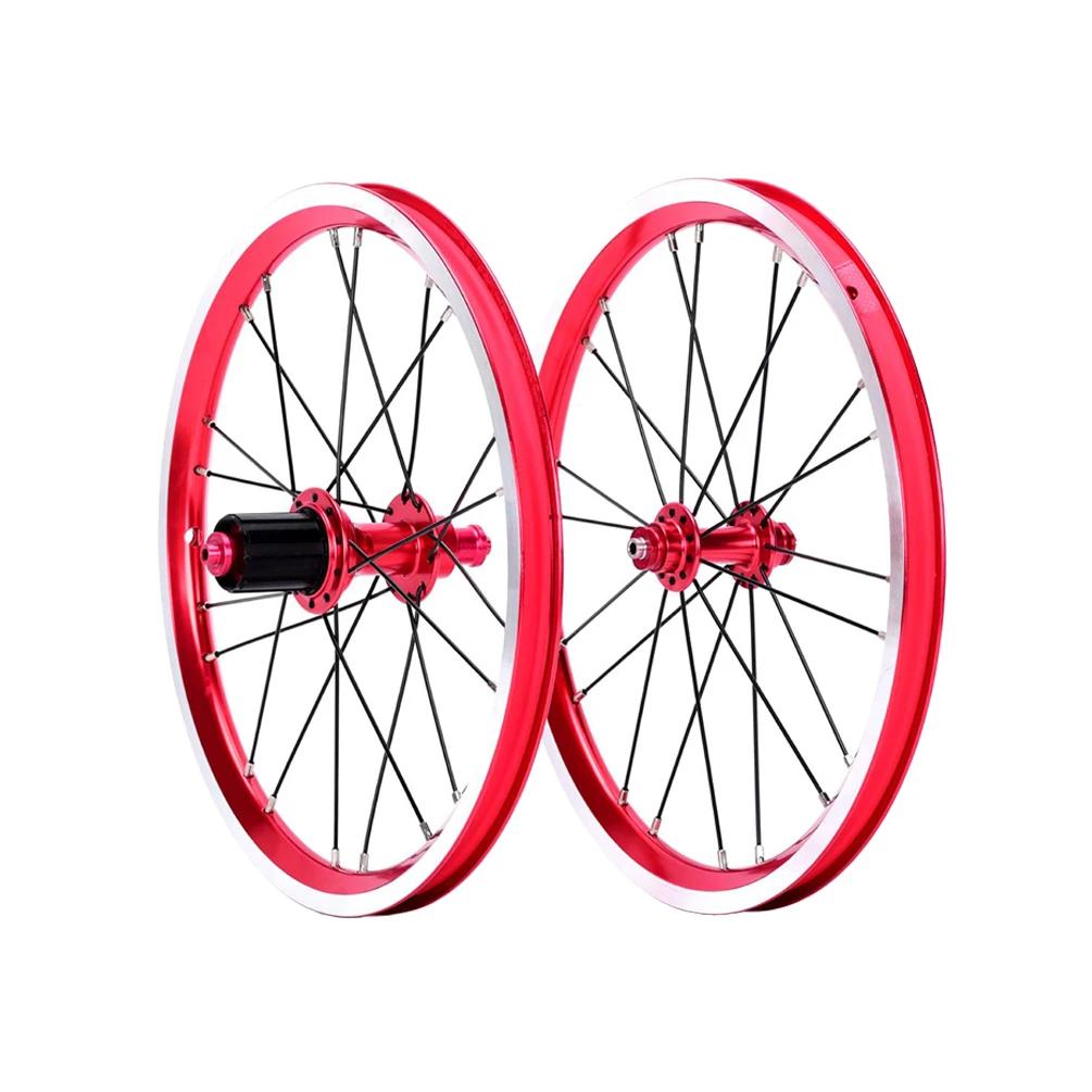 Litepro 16Inch 349 V Brake Wheelset Folding Bicycle 74x130MM 11S Aluminum Alloy Wheels 20MM Rim