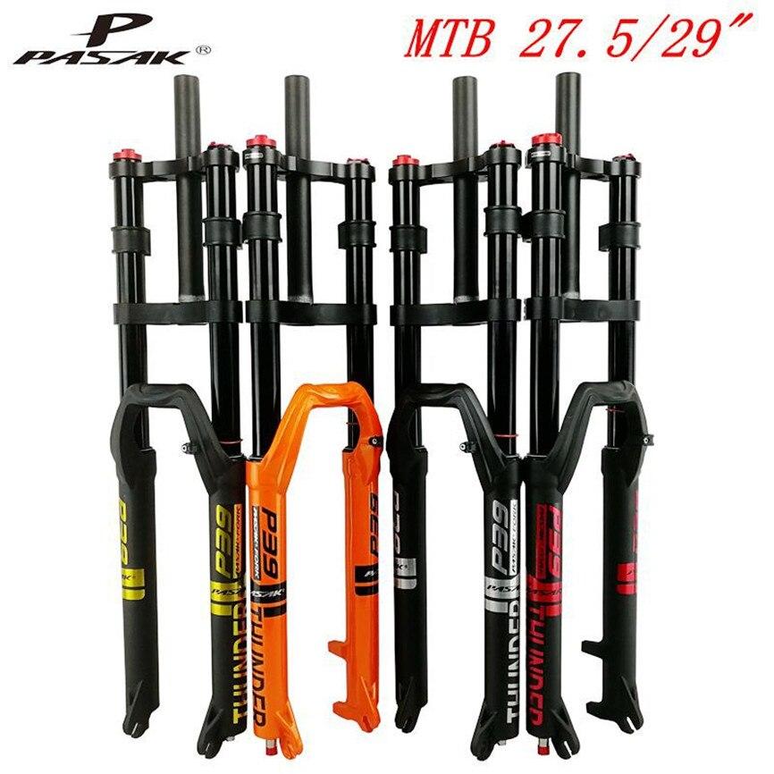 Litepro PASAK P39 MTB Suspension Fork - Air Spring, Open-Bath Damping, 27.5/29", Disc Brake Compatible