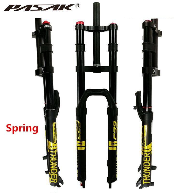 Litepro PASAK P39 MTB Suspension Fork - Air Spring, Open-Bath Damping, 27.5/29", Disc Brake Compatible