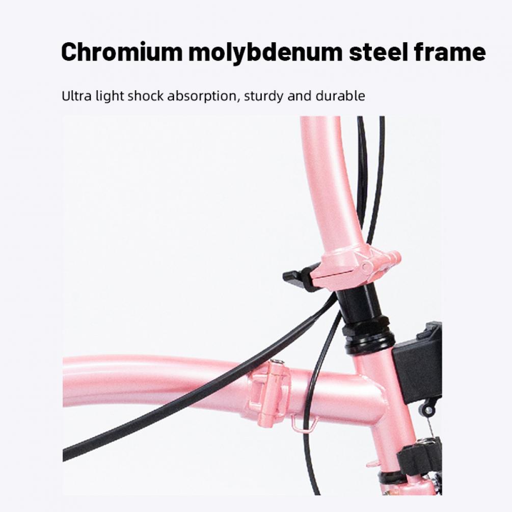 Litepro BOB3-14K 14Inch External 3Speed Tri-fold M Bar Folding Bicycle Chromium Molybdenum Steel Frame C Clip
