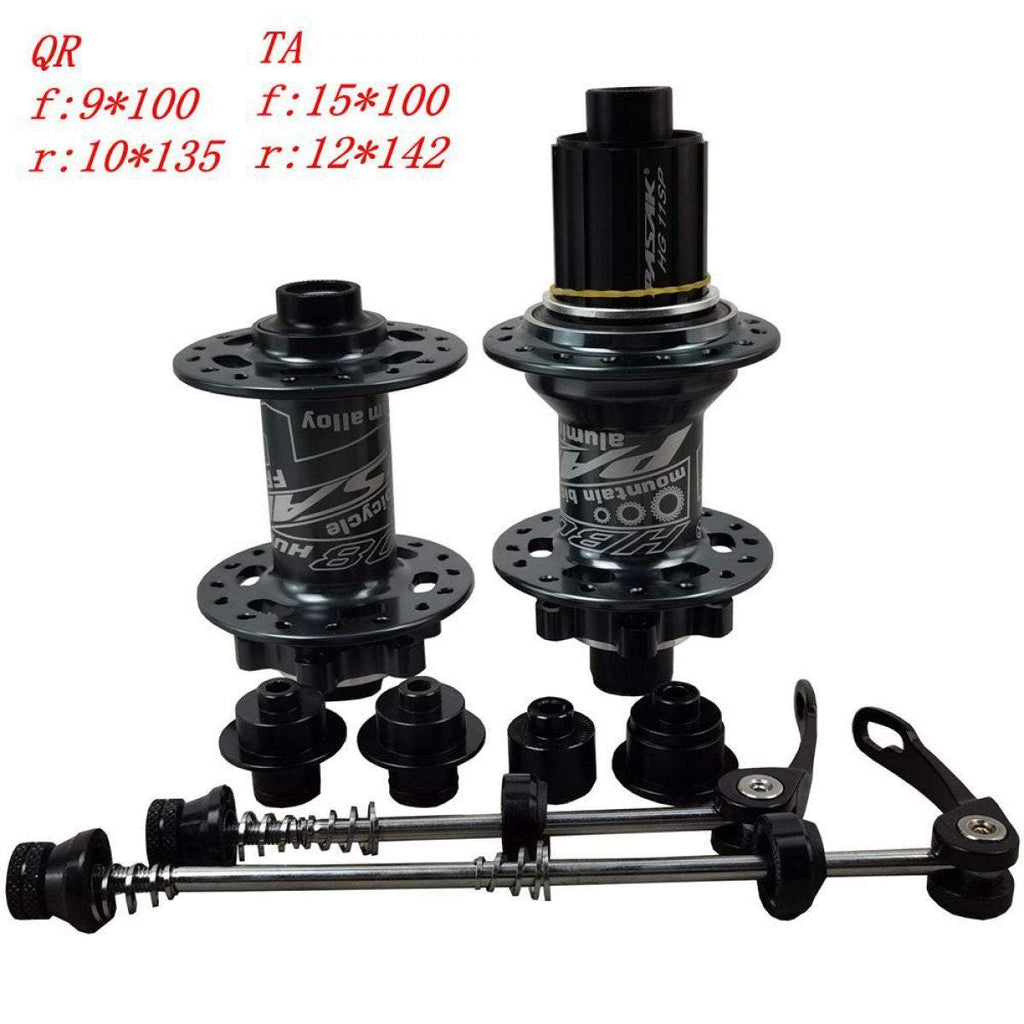 Litepro MTB Bike 32 36 Holes 4 Bearing Hub Thru Axle Quick Release 6 Nail Disc Brake 6 Claws Cassette Freewheel 12Speed