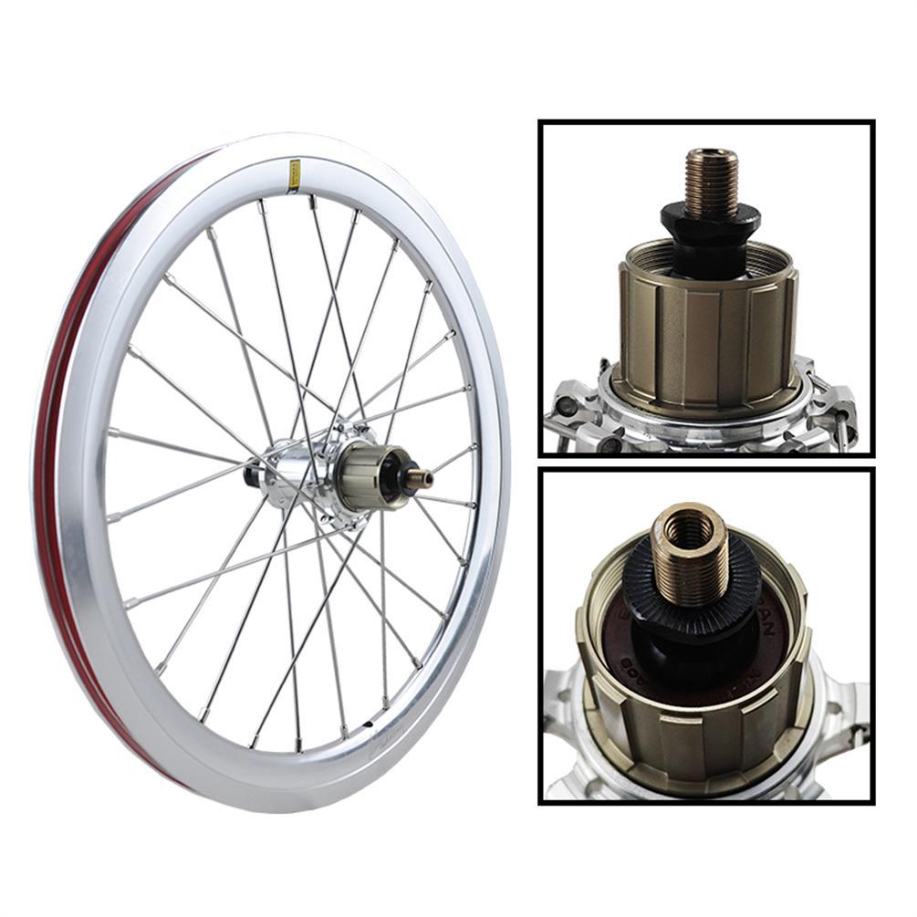 Litepro-JKLapin 16 Inch 74 112MM External 7 Speed Wheel For Brompton