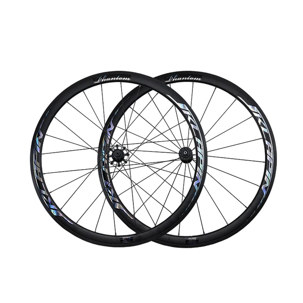 Litepro JKLapin Bicycle 700C 40MM V Brake Wheelset Road Bike 11S Bend Straight Pull Alloy Wheels 100x130MM