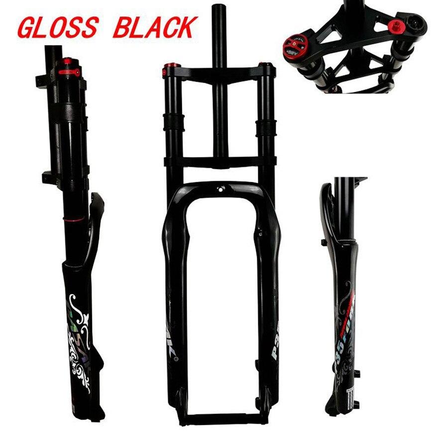 Litepro P35 Snow Bike Fork ATV 26*4.0 Aluminum Alloy Oil Gas Shock Absorber Air Front Fork Double Shoulder Off-road Bicycle 135MM