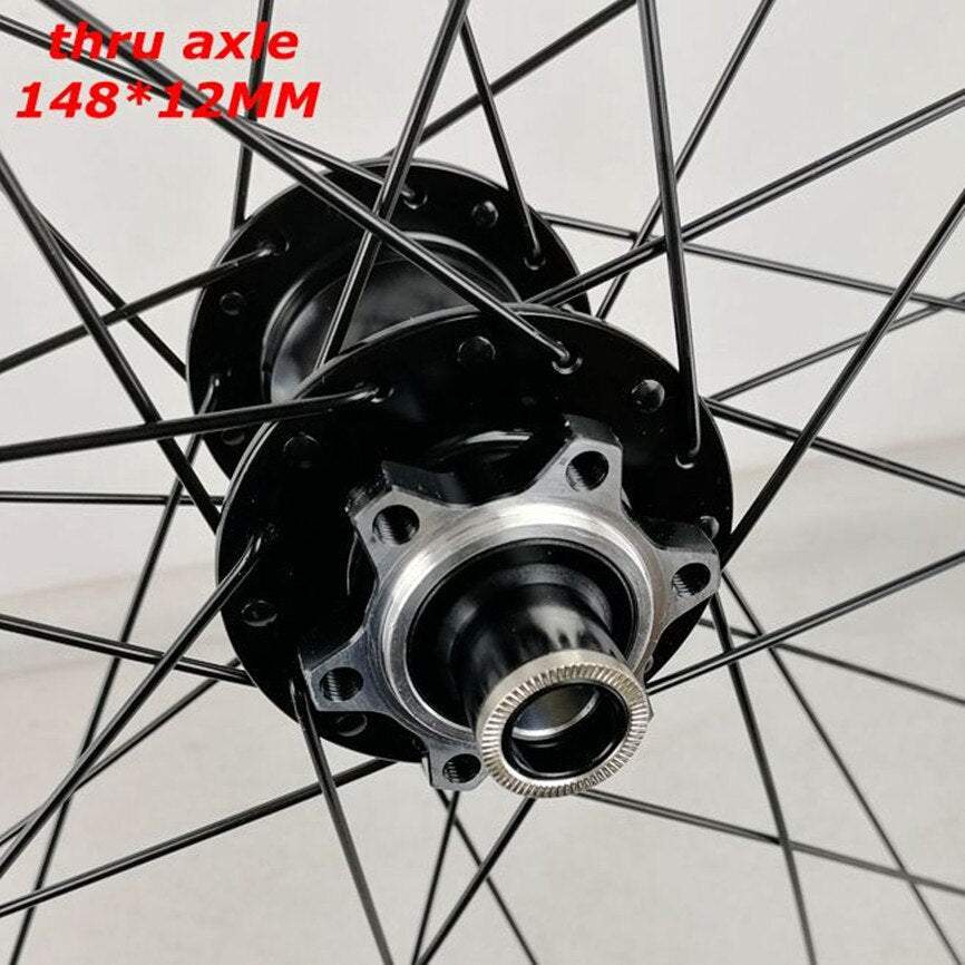 Litepro MTB Moutain Bike Wheelset 26/27.5/29Inch Soft Tail Downhill Thru-axis Axle 15*110 12*148 32H Disc Brake Rim Bicycle Wheels