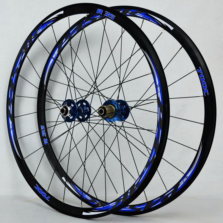 Litepro R35 700C Road Bike Wheelset 29inch Disc Brake Cross Country Bicycle Wheel Set 30MM Rim Round Spoke Ultralight 1700g