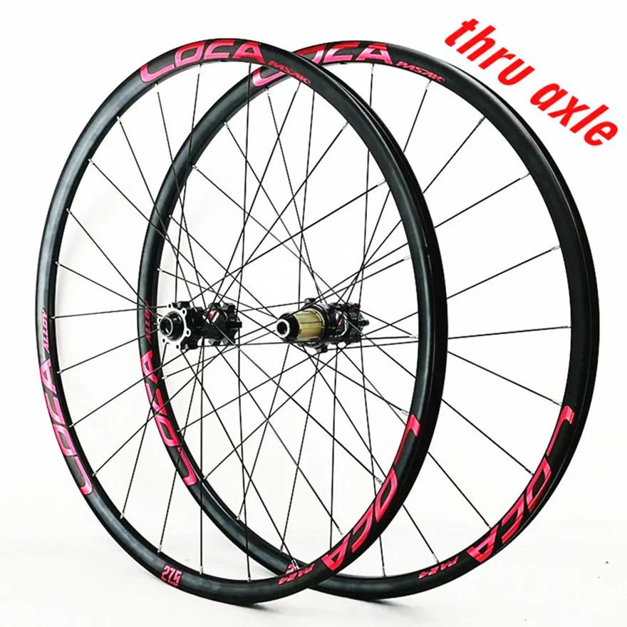 26 27.5 29Inch Thru-axis Wheelset 12S MTB  Bicycle Mountain Bike Wheels Six Claw 24 Holes Straight Pull Spokes